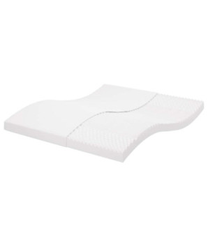 Saltea din spumă, alb, 200x210 cm, 7 zone, duritate 20 ILD - WOODBB2393