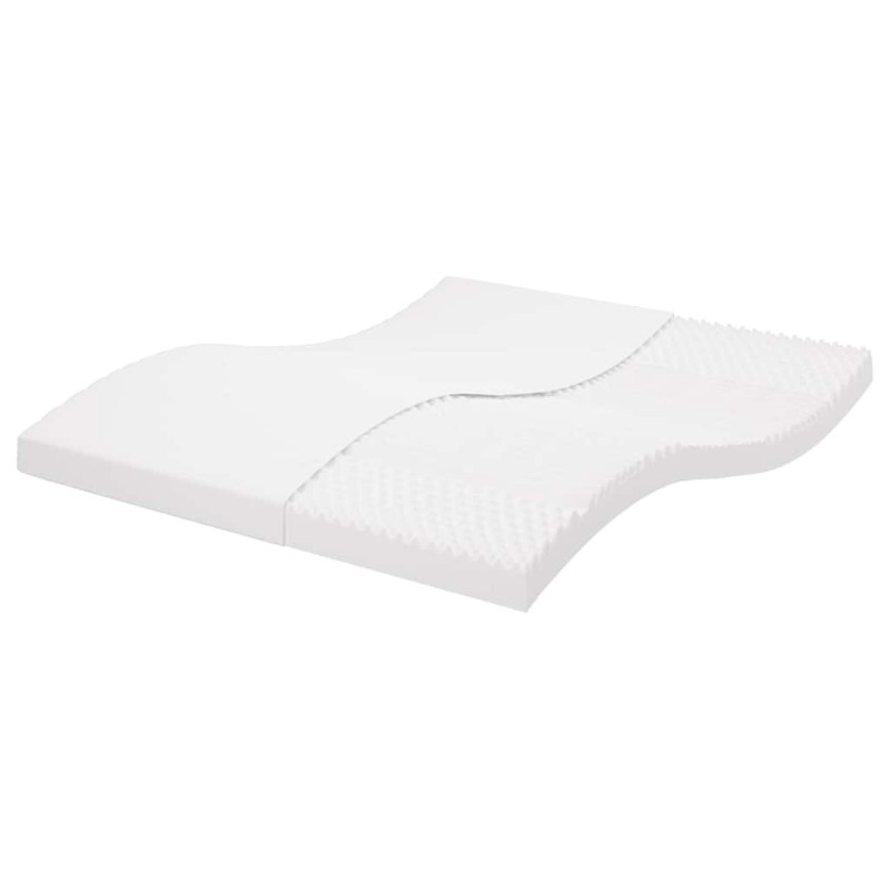 Saltea din spumă, alb, 200x210 cm, 7 zone, duritate 20 ILD - WOODBB2393