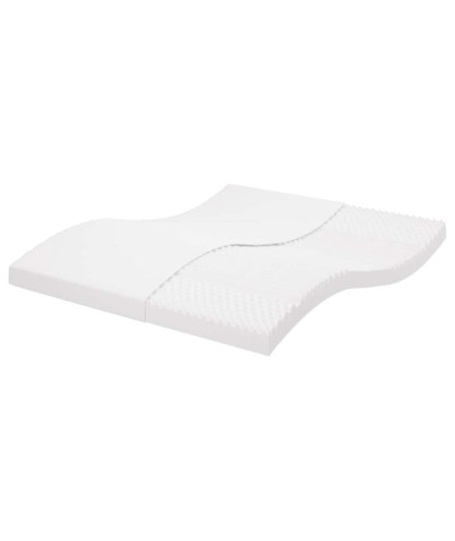 Saltea din spumă, alb, 200x210 cm, 7 zone, duritate 20 ILD - WOODBB2393