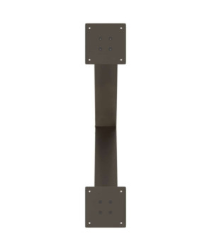 Picioare de masă în formă de X, 3 buc., oțel natural, 70x(72-73) cm - WOODBB2402