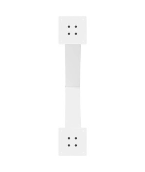 Picioare de masă în formă de X, 3 buc., alb, 80x(72-73) cm, oțel - WOODBB2403