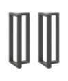 Picioare de masă de bar în formă de T, 2 buc., antracit, 50x35x(100-101) cm, oțel - WOODBB2405 Picioare de masă de bar în formă de T, 2 buc., antracit, 50x35x(100-101) cm, oțel - WOODBB2405