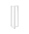 Picioare de masă de bar în formă de T, 2 buc., alb, 50x35x(110-111) cm, oțel - WOODBB2410 Picioare de masă de bar în formă de T, 2 buc., alb, 50x35x(110-111) cm, oțel - WOODBB2410