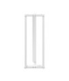 Picioare de masă de bar în formă de T, 2 buc., alb, 50x35x(110-111) cm, oțel - WOODBB2410 Picioare de masă de bar în formă de T, 2 buc., alb, 50x35x(110-111) cm, oțel - WOODBB2410