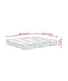 Saltea cu arcuri bonnell, fermitate medie, 180x200 cm - WOODBB2414