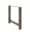 Picioare de masă din oțel natural, 2 buc., 100x(72-73) cm, oțel - WOODBB2423 Picioare de masă din oțel natural, 2 buc., 100x(72-73) cm, oțel - WOODBB2423