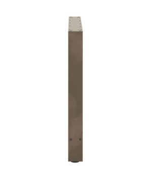 Picioare de masă din oțel natural, 2 buc., 100x(72-73) cm, oțel - WOODBB2423