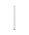 Picioare de masă de bar, 4 buc., alb, 100-102 cm, oțel - WOODBB2425