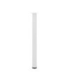 Picioare de masă de bar, 4 buc., alb, 100-102 cm, oțel - WOODBB2425