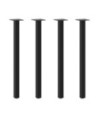 Picioare masă consolă, 4 buc., negru, 72-74 cm, oțel - WOODBB2426 Picioare masă consolă, 4 buc., negru, 72-74 cm, oțel - WOODBB2426