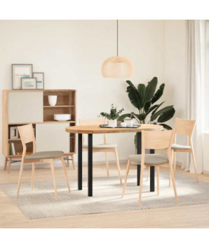 Picioare masă consolă, 4 buc., negru, 72-74 cm, oțel - WOODBB2426