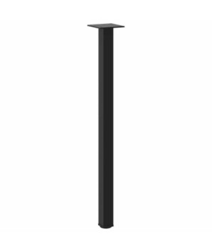 Picioare masă consolă, 4 buc., negru, 72-74 cm, oțel - WOODBB2426