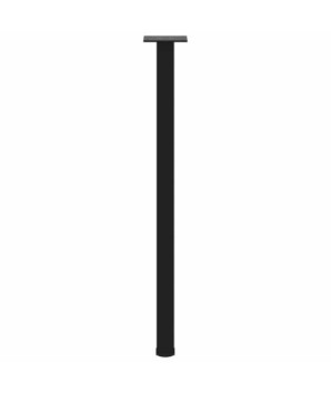 Picioare masă consolă, 4 buc., negru, 72-74 cm, oțel - WOODBB2426