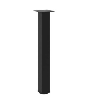 Picioare masă consolă, 4 buc., negru, 72-74 cm, oțel - WOODBB2427