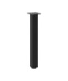 Picioare masă consolă, 4 buc., negru, 72-74 cm, oțel - WOODBB2427