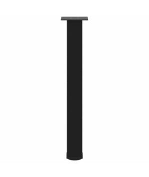 Picioare masă consolă, 4 buc., negru, 72-74 cm, oțel - WOODBB2427