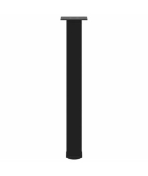 Picioare masă consolă, 4 buc., negru, 72-74 cm, oțel - WOODBB2427