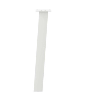 Picioare masă consolă, 4 buc., alb, 72 cm, oțel - WOODBB2428
