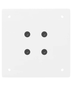 Picioare masă consolă, 4 buc., alb, 72 cm, oțel - WOODBB2428