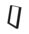 Picioare de masă în formă de U, 2 buc., negru, 70x(72-73) cm, oțel - WOODBB2430 Picioare de masă în formă de U, 2 buc., negru, 70x(72-73) cm, oțel - WOODBB2430