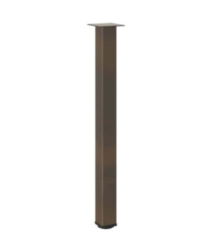 Picioare de masă de bar, 4 buc., oțel natural, 90-92 cm - WOODBB2431