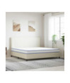 Saltea din spumă cu memorie, alb, 200x200x17 cm, moale - WOODBB2434 Saltea din spumă cu memorie, alb, 200x200x17 cm, moale - WOODBB2434