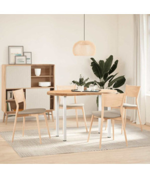 Picioare masă consolă, 4 buc., alb, 72-74 cm, oțel - WOODBB2437