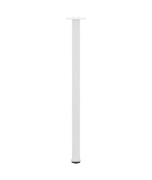 Picioare masă consolă, 4 buc., alb, 72-74 cm, oțel - WOODBB2437