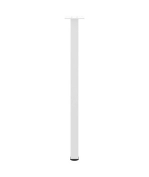 Picioare masă consolă, 4 buc., alb, 72-74 cm, oțel - WOODBB2437