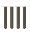 Picioare masă consolă, 4 buc., oțel natural, 72-74 cm - WOODBB2438