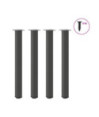 Picioare de masă de bar, antracit, 4 buc., 90-92 cm, oțel - WOODBB2439 Picioare de masă de bar, antracit, 4 buc., 90-92 cm, oțel - WOODBB2439