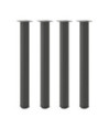 Picioare de masă de bar, antracit, 4 buc., 90-92 cm, oțel - WOODBB2439 Picioare de masă de bar, antracit, 4 buc., 90-92 cm, oțel - WOODBB2439
