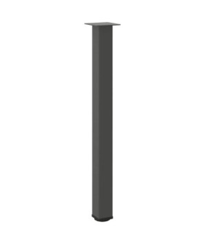 Picioare de masă de bar, antracit, 4 buc., 90-92 cm, oțel - WOODBB2439