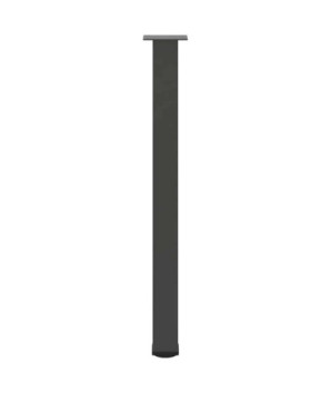 Picioare de masă de bar, antracit, 4 buc., 90-92 cm, oțel - WOODBB2439