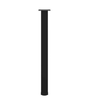 Picioare de masă de bar, 4 buc., negru, 100-102 cm, oțel - WOODBB2440