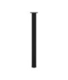 Picioare de masă de bar, 4 buc., negru, 100-102 cm, oțel - WOODBB2440