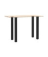 Picioare de masă de bar, 4 buc., negru, 100-102 cm, oțel - WOODBB2440