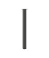 Picioare de masă de bar, antracit, 4 buc., 110-112 cm, oțel - WOODBB2443
