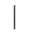 Picioare de masă de bar, antracit, 4 buc., 110-112 cm, oțel - WOODBB2443