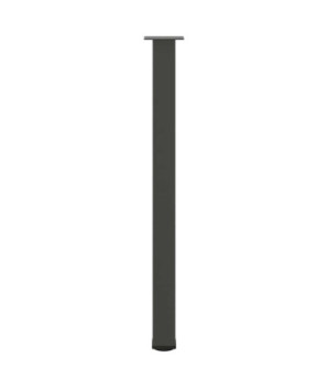 Picioare de masă de bar, antracit, 4 buc., 110-112 cm, oțel - WOODBB2443