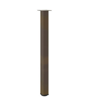 Picioare de masă de bar, 4 buc., oțel natural, 110-112 cm - WOODBB2444