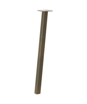 Picioare masă consolă, 4 buc., oțel natural, 72 cm - WOODBB2445