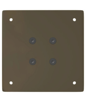 Picioare masă consolă, 4 buc., oțel natural, 72 cm - WOODBB2445