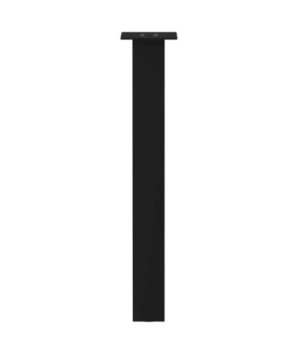 Picioare masă consolă, 4 buc., negru, 72 cm, oțel - WOODBB2446