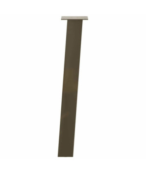Picioare masă consolă, 4 buc., oțel natural, 72 cm - WOODBB2449