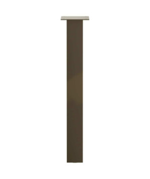 Picioare masă consolă, 4 buc., oțel natural, 72 cm - WOODBB2449