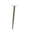 Picioare de masă consolă formă conică, 4 buc., oțel natural, 72-73 cm - WOODBB2450