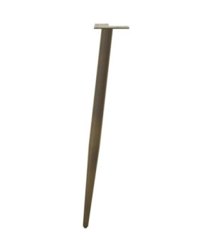 Picioare de masă consolă formă conică, 4 buc., oțel natural, 72-73 cm - WOODBB2450