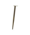 Picioare de masă consolă formă conică, 4 buc., oțel natural, 72-73 cm - WOODBB2450