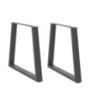 Picioare de masă în formă de V, 2 buc., antracit, 70x(72-73,3) cm, oțel - WOODBB2452 Picioare de masă în formă de V, 2 buc., antracit, 70x(72-73,3) cm, oțel - WOODBB2452